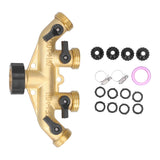 G3/4 4‑Way Water Hose Splitter Garden Hose Adapter Watering Connector Distributor for Faucet