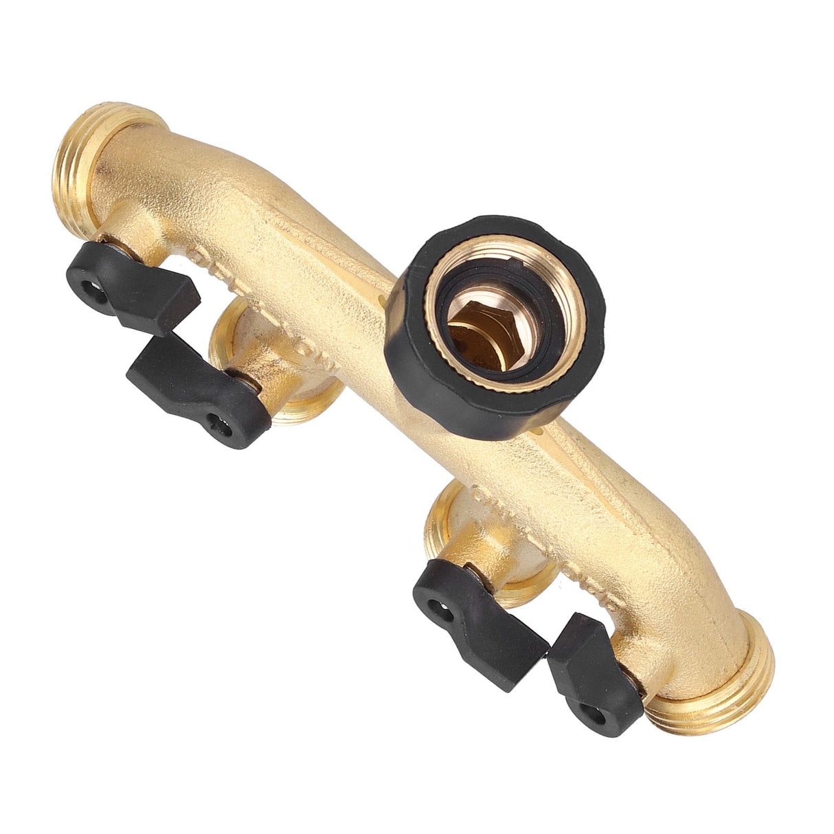 G3/4 4‑Way Water Hose Splitter Garden Hose Adapter Watering Connector Distributor for Faucet