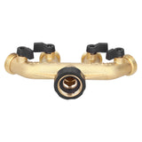 G3/4 4‑Way Water Hose Splitter Garden Hose Adapter Watering Connector Distributor for Faucet