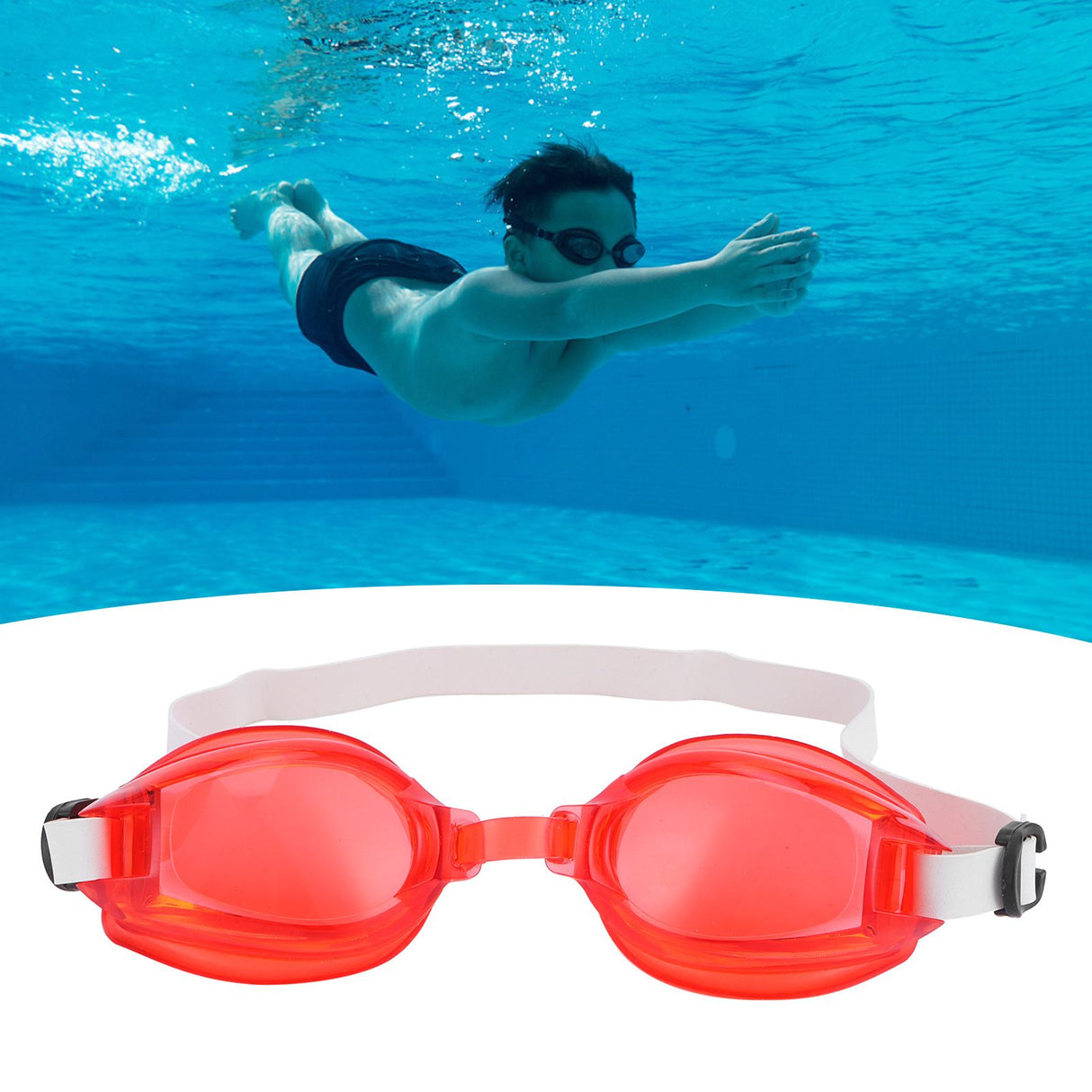 Children's Swimming Goggles Adjustable NoLeaking Swimming Glasses for Younger People
