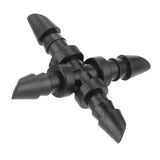 50PCS 4/7 4-Way Hose Connector Cross Fitting Irrigation Tubing Connector Fitting - Extra Image
