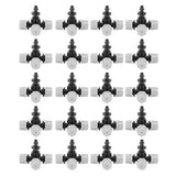 20PCS Cross Misting Sprinkler with Barbed Connector Garden Irrigation Accessories Fittings - Side View