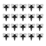 20PCS Cross Misting Sprinkler with Barbed Connector Garden Irrigation Accessories Fittings