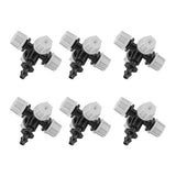 20PCS Cross Misting Sprinkler with Barbed Connector Garden Irrigation Accessories Fittings