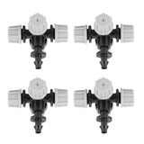 20PCS Cross Misting Sprinkler with Barbed Connector Garden Irrigation Accessories Fittings