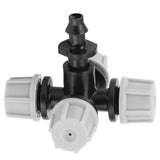 20PCS Cross Misting Sprinkler with Barbed Connector Garden Irrigation Accessories Fittings - Extra Image