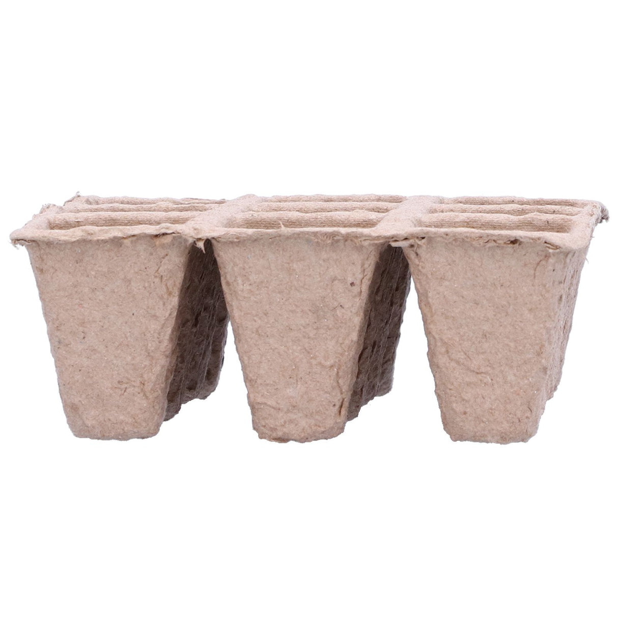 10Pcs 12‑Grid Paper Peat Pot Degradable Nursery Seedling Cup Gardening Accessory
