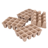 10Pcs 12‑Grid Paper Peat Pot Degradable Nursery Seedling Cup Gardening Accessory - Extra Image