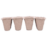 10Pcs 12‑Grid Paper Peat Pot Degradable Nursery Seedling Cup Gardening Accessory