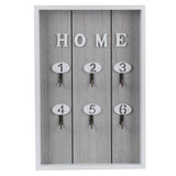 WallMounted Key Rack Wooden Key Organizer Hanger Decorative Key Hanging Holder Decor(C )