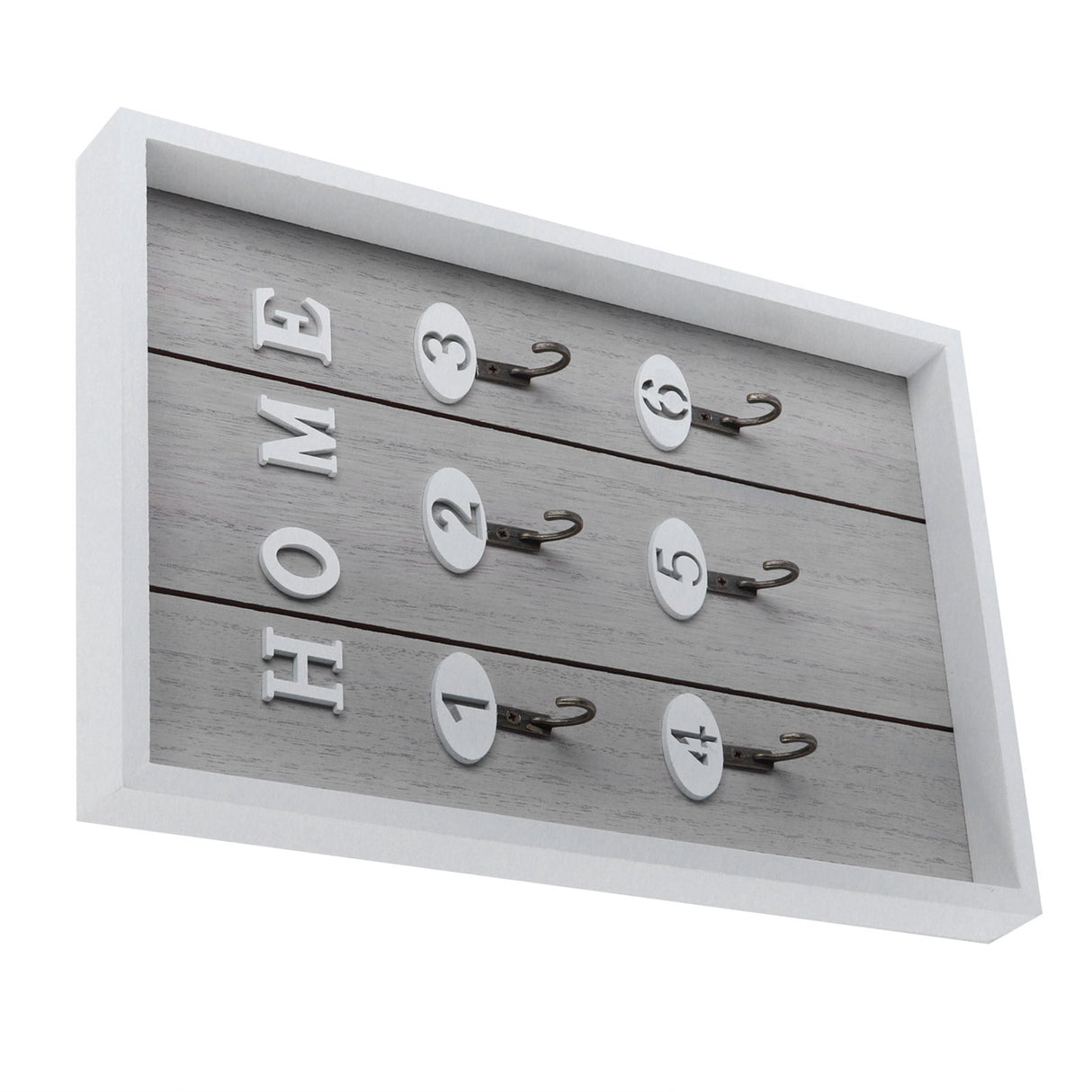WallMounted Key Rack Wooden Key Organizer Hanger Decorative Key Hanging Holder Decor(C )