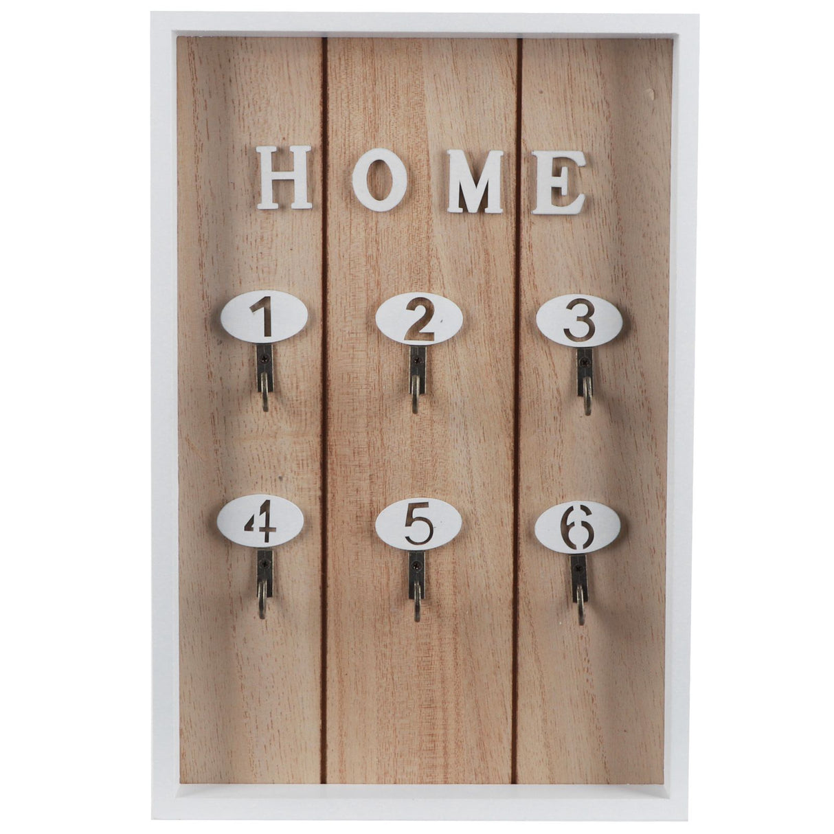 WallMounted Key Rack Wooden Key Organizer Hanger Decorative Key Hanging Holder Decor(D )