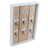 WallMounted Key Rack Wooden Key Organizer Hanger Decorative Key Hanging Holder Decor(D )
