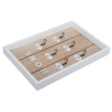 WallMounted Key Rack Wooden Key Organizer Hanger Decorative Key Hanging Holder Decor(D )
