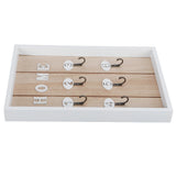 WallMounted Key Rack Wooden Key Organizer Hanger Decorative Key Hanging Holder Decor(D )