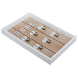 WallMounted Key Rack Wooden Key Organizer Hanger Decorative Key Hanging Holder Decor(D )