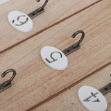 WallMounted Key Rack Wooden Key Organizer Hanger Decorative Key Hanging Holder Decor(D ) - Extra Image