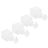4PCS 250ml Clear Plastic Pump Bottles Foaming Soap Dispenser Refillable Foam Bottle Travel Use - Close-Up Angle