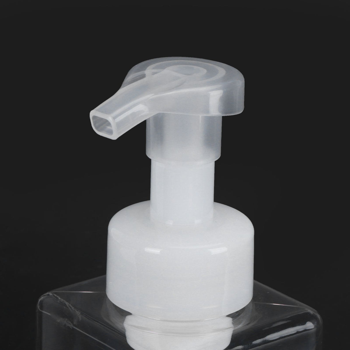 4PCS 250ml Clear Plastic Pump Bottles Foaming Soap Dispenser Refillable Foam Bottle Travel Use