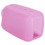 Silicone Toothbrush Head Cover Electric Toothbrush Protective Cap for Home Travel CampingLight Pink