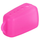 Silicone Toothbrush Head Cover Electric Toothbrush Protective Cap for Home Travel CampingRose Red