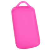 Silicone Toothbrush Head Cover Electric Toothbrush Protective Cap for Home Travel CampingRose Red - Rear View