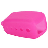 Silicone Toothbrush Head Cover Electric Toothbrush Protective Cap for Home Travel CampingRose Red