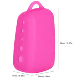 Silicone Toothbrush Head Cover Electric Toothbrush Protective Cap for Home Travel CampingRose Red