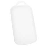 Silicone Toothbrush Head Cover Electric Toothbrush Protective Cap for Home Travel CampingWhite - Side View
