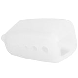 Silicone Toothbrush Head Cover Electric Toothbrush Protective Cap for Home Travel CampingWhite - Top-Down View