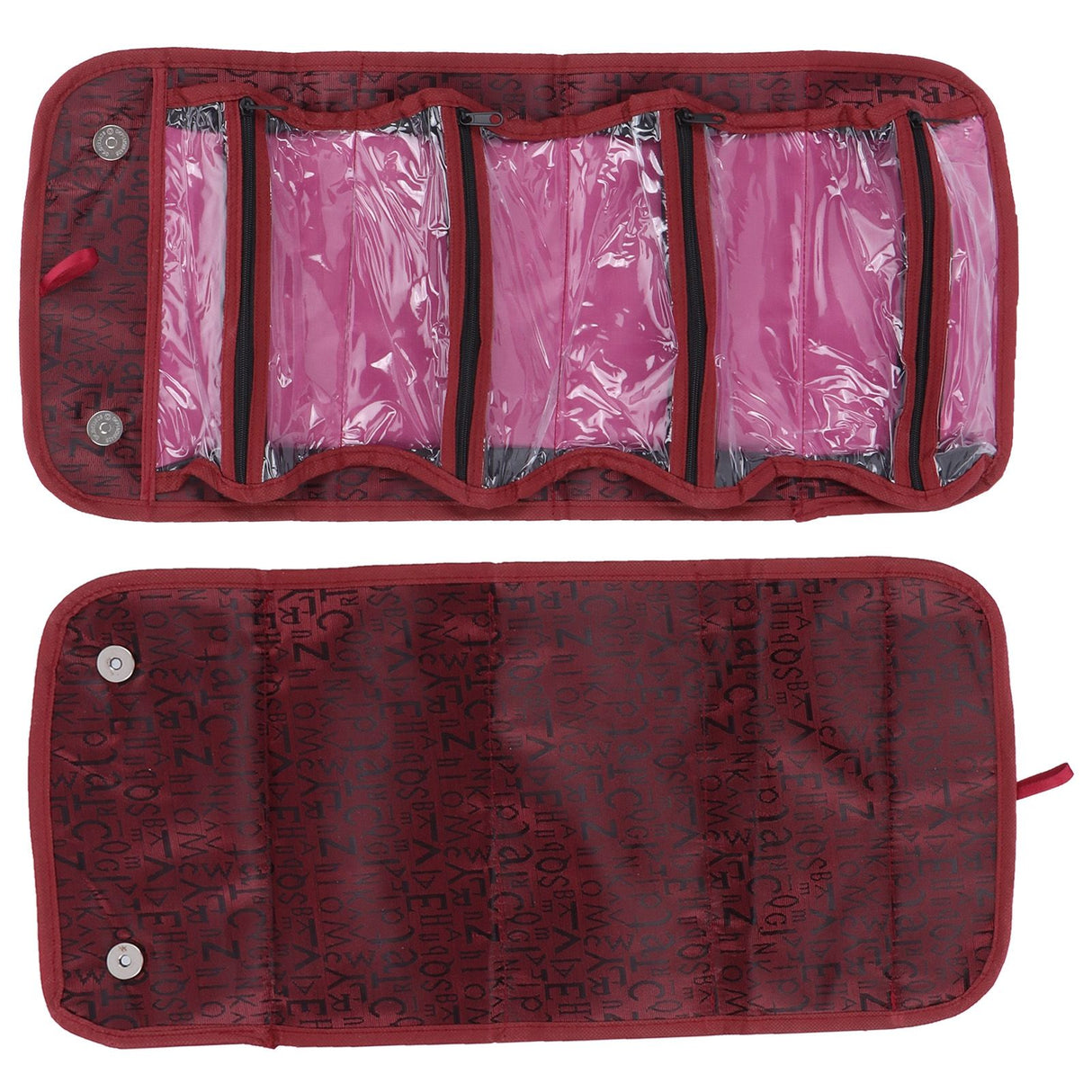 Fashion Travel Cosmetic Bag Multifunctional Makeup Storage Organizer for Storing CosmeticsRed