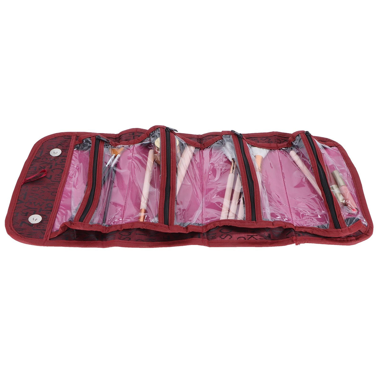 Fashion Travel Cosmetic Bag Multifunctional Makeup Storage Organizer for Storing CosmeticsRed