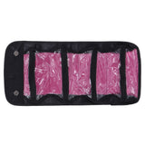 Fashion Travel Cosmetic Bag Multifunctional Makeup Storage Organizer for Storing CosmeticsBlack - 45-Degree Angle