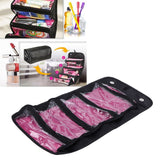 Fashion Travel Cosmetic Bag Multifunctional Makeup Storage Organizer for Storing CosmeticsBlack - Extra Image