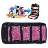 Fashion Travel Cosmetic Bag Multifunctional Makeup Storage Organizer for Storing CosmeticsBlack