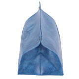 PU Leather Originality Tissue Box Desktop Tissue Organizer for Bedroom Living RoomBlue