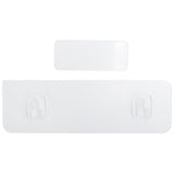 No Drilling Corner Shower Shelf Wall Mounted Bathroom Storage Rack with Towel Hook(White Black ) - Extra Image