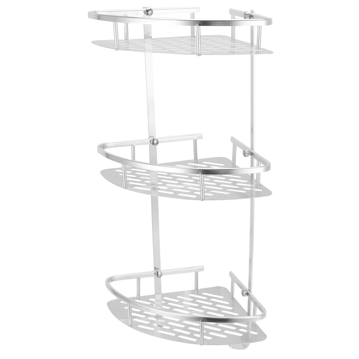 3 Tiers Corner Shower Shelf Wall Mounted Shower Organizer Storage Rack for Toilet Kitchen