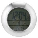 Shower Wall Clock Portable Waterproof Digital Clock with Temperature Calendar Display