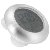 Shower Wall Clock Portable Waterproof Digital Clock with Temperature Calendar Display - 45-Degree Angle
