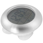 Shower Wall Clock Portable Waterproof Digital Clock with Temperature Calendar Display