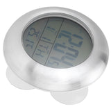 Shower Wall Clock Portable Waterproof Digital Clock with Temperature Calendar Display
