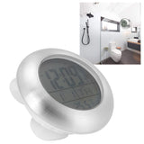 Shower Wall Clock Portable Waterproof Digital Clock with Temperature Calendar Display