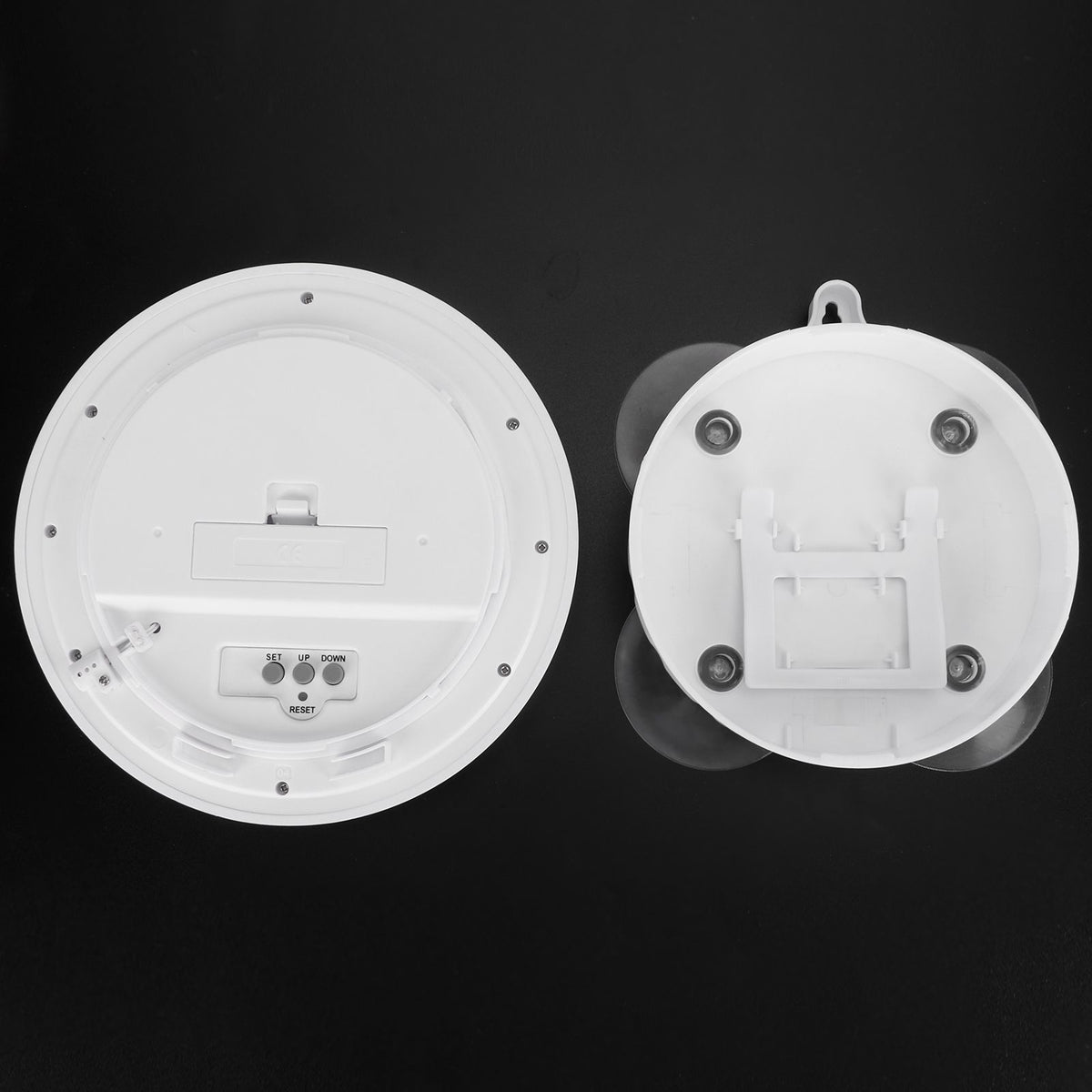 Shower Wall Clock Portable Waterproof Digital Clock with Temperature Calendar Display