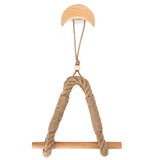 Toilet Paper Holder Innovative Hemp Rope Towel Roll Rack Stand Bathroom Accessory - Top-Down View