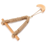 Toilet Paper Holder Innovative Hemp Rope Towel Roll Rack Stand Bathroom Accessory - 45-Degree Angle