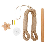 Toilet Roll Holder Wall Mounted Innovative Hemp Rope Towel Paper Rack Bathroom Organizer