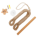 Toilet Roll Holder Wall Mounted Innovative Hemp Rope Towel Paper Rack Bathroom Organizer