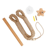 Toilet Roll Holder Wall Mounted Innovative Hemp Rope Towel Paper Rack Bathroom Organizer