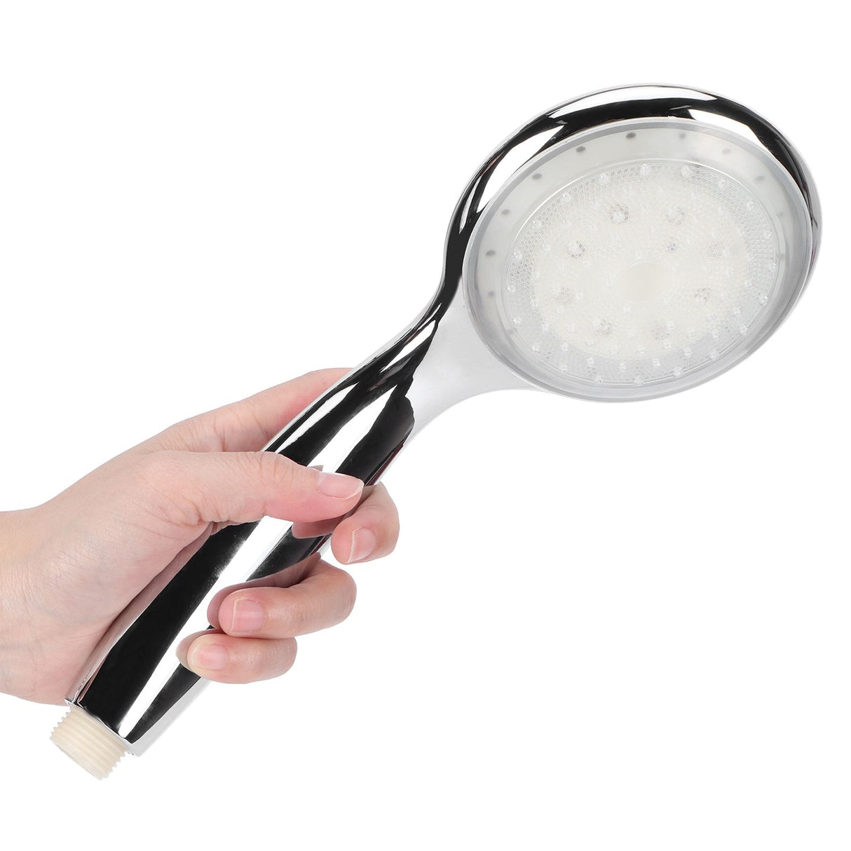 LED Luminous Shower Head Hand Held Temperature Control Shower Nozzle Bathroom Accessory(9820A )